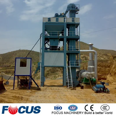 60t/H, 80t/H, 120t/H Stationary Mini Asphalt Mixing Plant Price