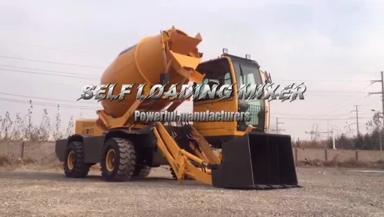 for Sale with Pump Self Loading Mobile Concrete Mixer Car