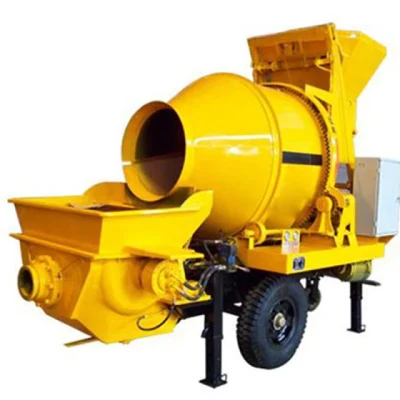 Factory Supply 30m3/H Diesel Portable Concrete Mixer with Pumps with Low Price in China