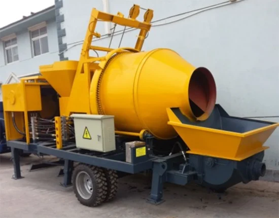 Diesel Electric Remote Control Concrete Pump Cement Mixer Conveying