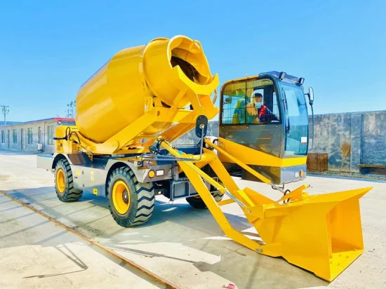 Factory Price 1.2cbm 2cbm 2.5cbm Small Portable Drum Diesel Self Loading Concrete Cement Mixer Truck Construction Mixing Machine Machinery Truck