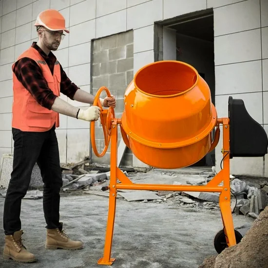 Construction Machinery CMH220 Small Vertical Electric Portable Mini Concrete Cement Mixer