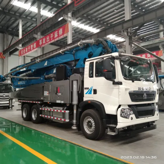 30m 38m 52m 58m 62m 70m Concrete Boom Pump Boom Concrete Pump Truck Mounted Concrete Boom Pump with Best Price for Sale